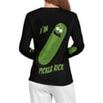thumbnail image 4 of Rick And Morty Women’s Pajama Top 3D Digital Print Sleepwear Trendy Crewneck Pullovers Long Sleeve Shirts XS, 4 of 8