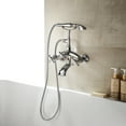 thumbnail image 4 of Vinnova Juniper Adjustable-Center Wall-Mount Tub Faucet in Chrome, 4 of 4