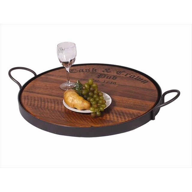 2 Day Designs 4053 Fût et Plateau de Couronne