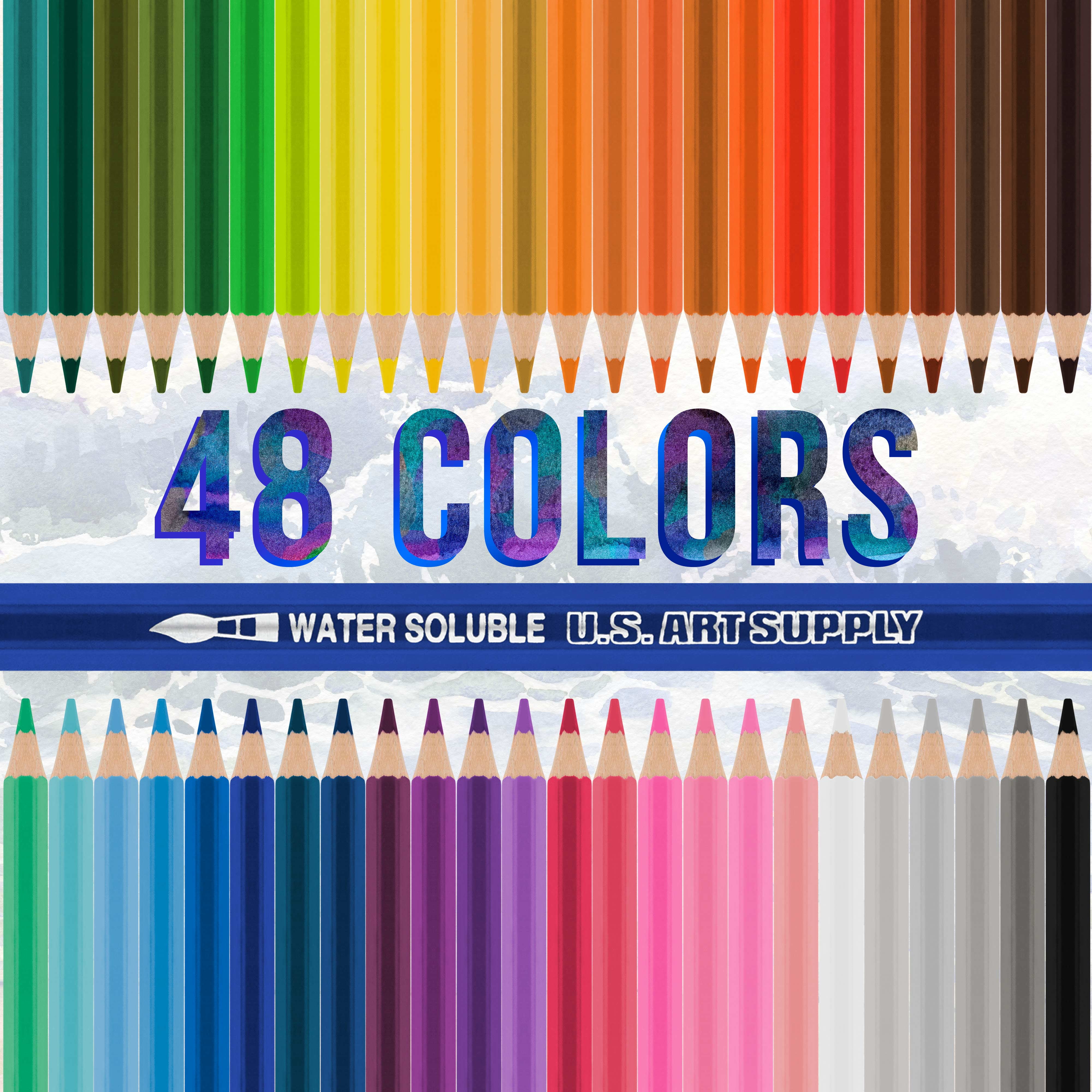 100pcs Creatology Art Set Watercolors, Oil Pastels, Colored Pencils Drawing  set