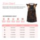 thumbnail image 3 of Balery Steampunk Cowboy Cat Camisón de princesa para niñas, pijama de algodón con mangas abullonadas, suave y bonito.-X-Large, 3 of 6