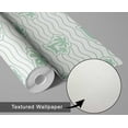 thumbnail image 6 of S4Sassy Peel and Stick Walls Covering, Palm Tree Island Print Removable Wall Wrap- Green Instant Wall Mural for Bathroom, Laundry Room, Closet Interior- Self-Adhesive Wallpaper Vinyl- 25"x120", 6 of 9