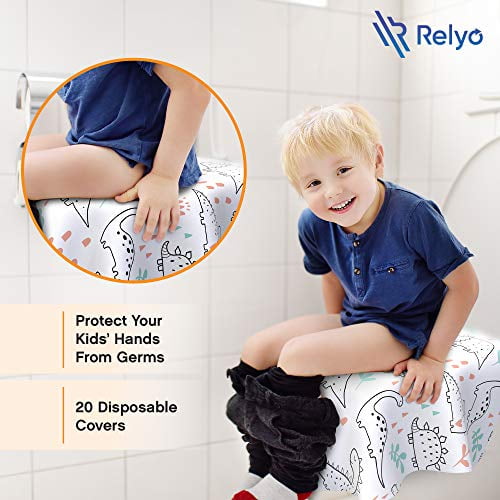 60cm X 65cm Large Full Cover Thicken Non-woven Fabric Toilet Seat Cushion For Toddler Children Family Toilet Seat Covers 20 Pack Disposable Waterproof Toilet Seat Cover Travel Set 