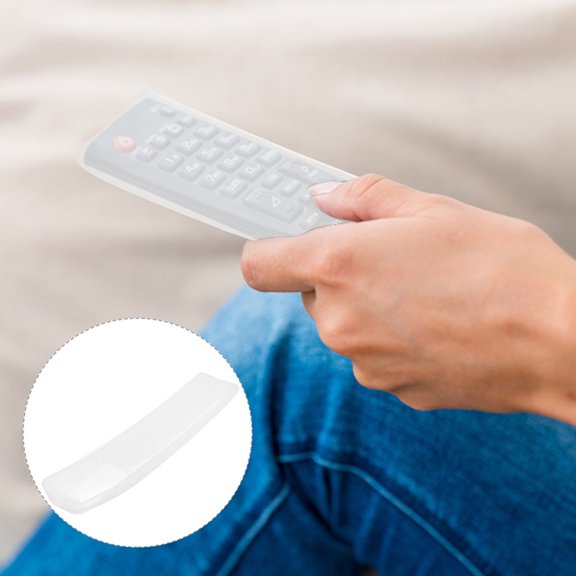 unbranded 6Ud Transparente De Silicona Antideslizante Para Control Remoto Televisión Aire Acondicionado