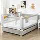 thumbnail image 2 of Costway Riel de Cama para Niños Barandilla de Seguridad para Cama con Bolsillo Lateral y Altura Ajustable 72,5-101,5 cm, 2 of 10