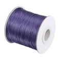 thumbnail image 1 of Unique Bargains Beading Thread Bracelet Weave Bead Craft Cord 0.5mm 159M/Roll (173-Yards) Decorative String, Purple, 1 of 7