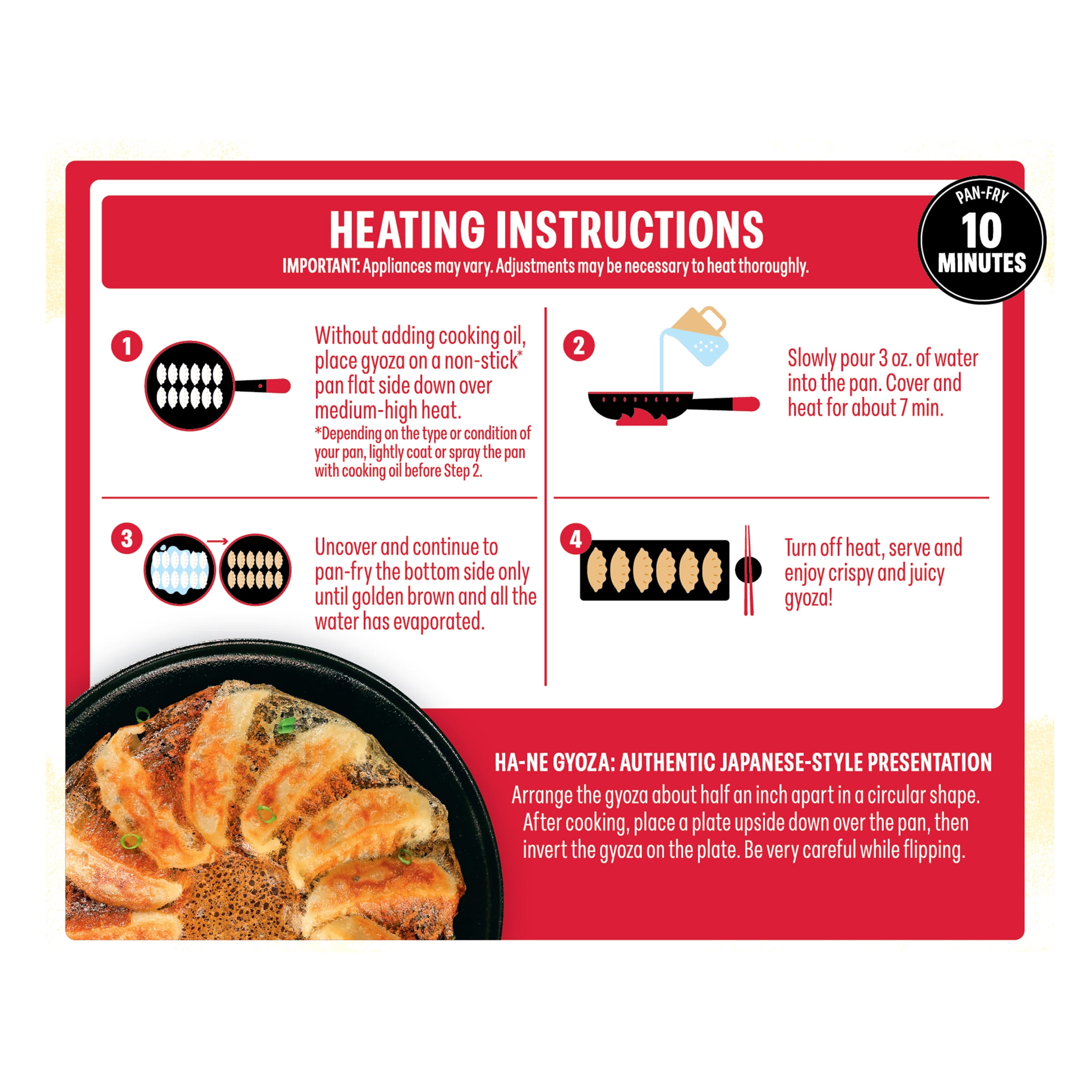 Ajinomoto Pork Hane Gyoza Dumplings, 10.71 oz