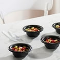 thumbnail image 3 of EcoQuality 5oz Black Plastic Bowls - Disposable Plastic Dessert Bowls, Ice Cream Bowl, Sundae Bowl, Heavy Duty Plastic Soup Bowls for Baby Showers, Weddings, Birthday Party, Receptions (800), 3 of 4