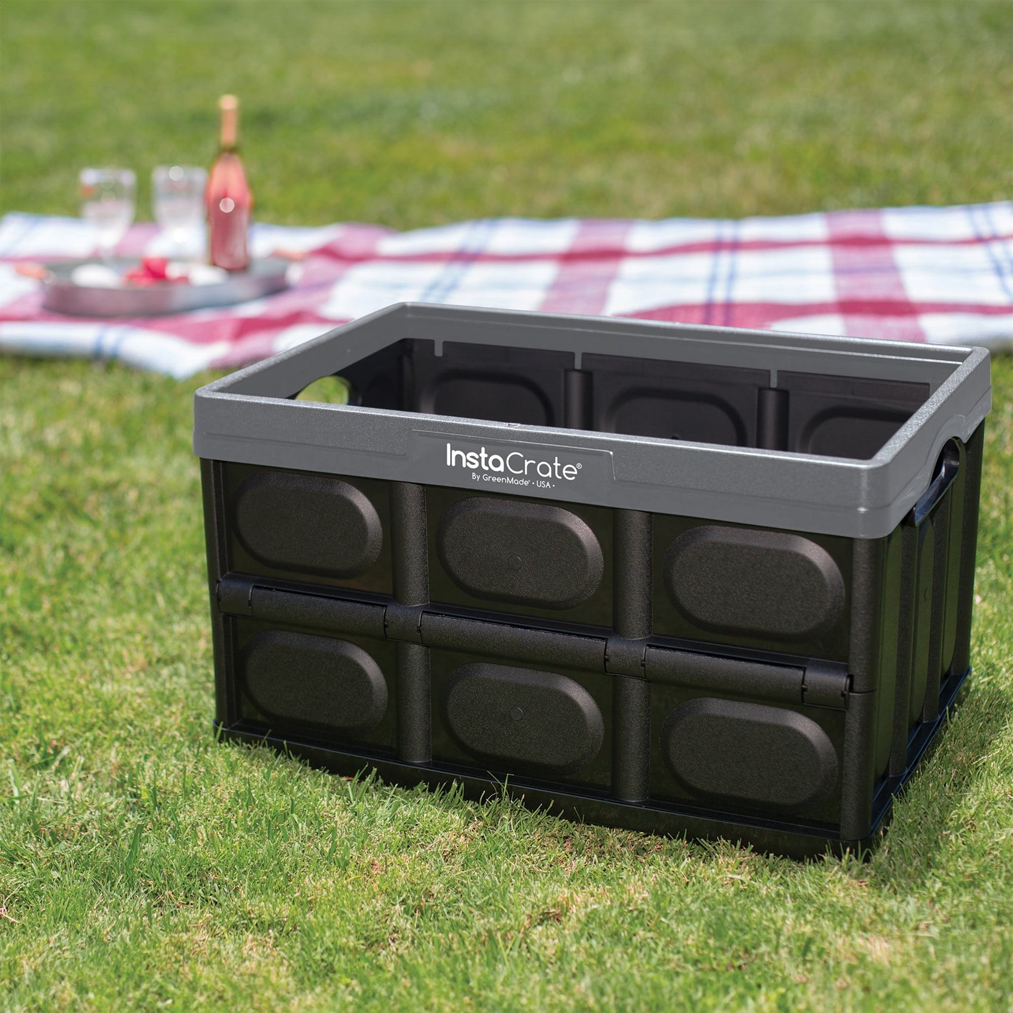 Greenmade Instacrate 12-Gallon Collapsible Plastic Storage Bin