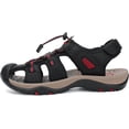thumbnail image 4 of Rumpra Men’s Closed Toe Sport Sandals, Lightweight Leather Hiking & Outdoor Water Shoes, 4 of 10