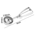 thumbnail image 4 of Wolfast Stainless Steel Ice Cream Scoop Ice Cream Spoon Ice Cream Spoon Fruit Beater Watermelon Measuring Spoon Stainless Steel Ice Cream Spoon Ice Cream Scoop Stainless Steel, 4 of 9