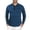 Blue, variant on Mens Sweaters Knit Tops Blouse Men Color Block Striped Button Lapel Knit Pullover Sweater Knitted Top