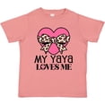 thumbnail image 3 of Inktastic Yaya Loves Me Girls Valentine Grandchild Girls Toddler T-Shirt, 3 of 5