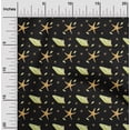 thumbnail image 2 of oneOone Georgette Viscose Black Fabric Ocean Watercolor Starfish Diy Clothing Quilting Fabric Print Fabric By Yard 42 Inch Wide, 2 of 4