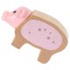 thumbnail image 3 of Colorful Miniature Piggy Figurines for Decor Cute Small Pig Model Wooden and Plastic Material 2.5 Inch, 3 of 5