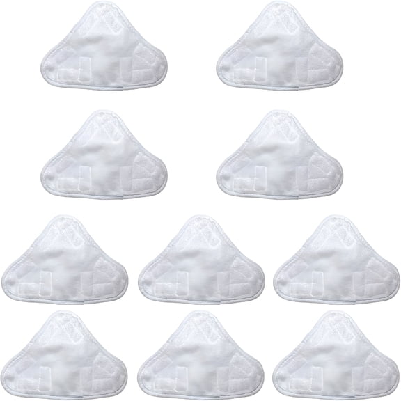 TELOLY 10 Pack Replacement Pads for Steam Mop,Floor Steam Triangle Pads
