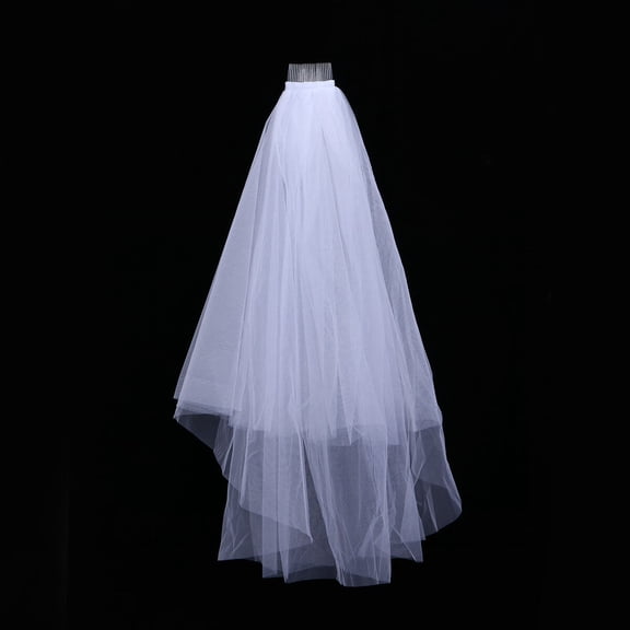 OUNONA  Bridal Veil Wedding White Duvak Woman's Luxury Bride