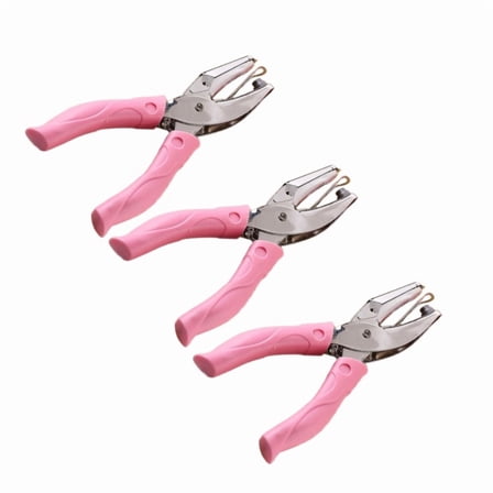 3 Pcs Punch Manual Heavy Duty Paper Puncher for Thick Cardstock Use