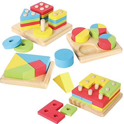 wooden block puzzles for toddlers