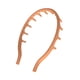 thumbnail image 3 of Diadema de silicona suave con forma de peine, ligera y flexible, ideal como regalo para fiestas. Naranja, 3 of 8