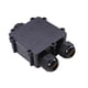 thumbnail image 3 of 3 vías 24A 450V negro al aire libre impermeable IP68 conector de cable caja de conexiones caja de caja eléctrica para cable de 4-8 mm de diámetro seitruly JJ12855-00B, 3 of 6