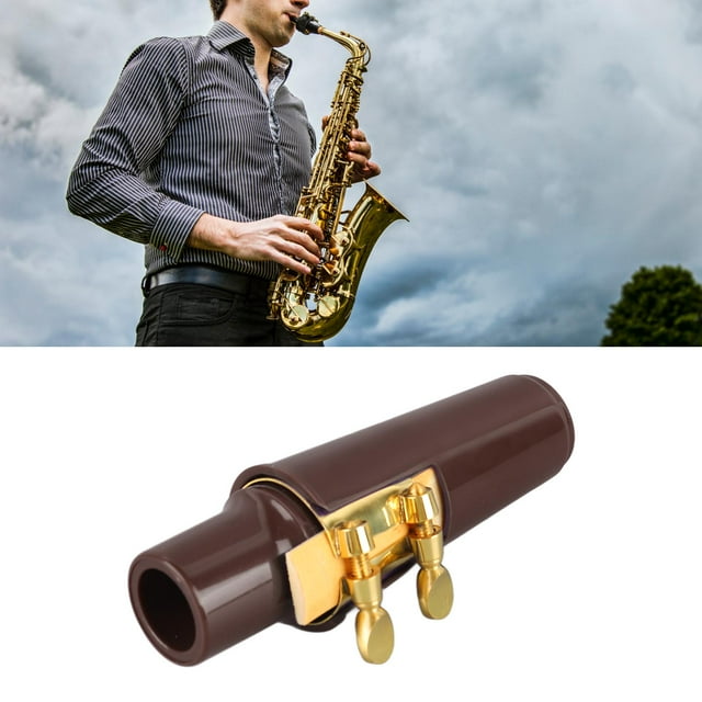 Kit d'Embouchure de Saxophone Alto, Housse de Sax, Accessoires d'Instrument de Ligature pour Remplacement