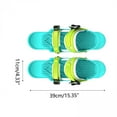 thumbnail image 6 of Bouanq Mini Short Ski Skates, Upgraded Skiboards Attach to Skis Boots, Snowboard Boots or Winter Shoes, Shortest Snowskates Fit into Your Backpack for 6-15 Years Old Children On Clearance, 6 of 7