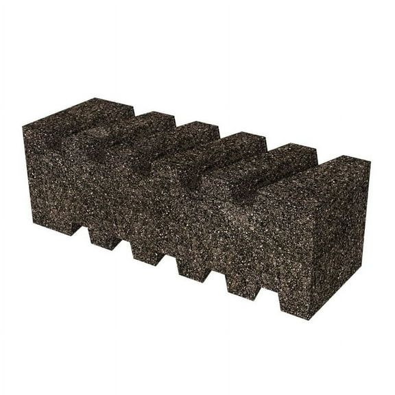 Bon 12-178 Rub Brick - Fluted 6-inch X 2-inch X 2-inch - 20 Grit