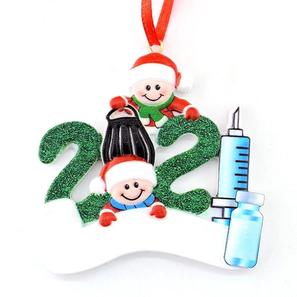 Resina De Navidad Navidad Familia Diy Bendiciones Escritas A Mano Colgantes De Muñeco De Nieve Regalo Para Amigo O Familia Advancent HA040823-19