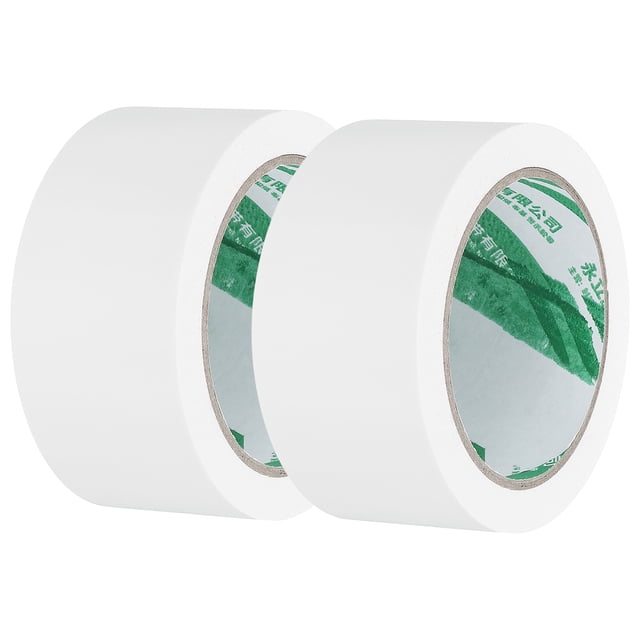 Cinta de marcado para cancha de pickleball Uxcell de 66 pies, cinta ultra-adherente para borde de marcado, blanca 2 piezas