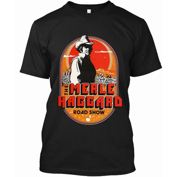 NWT The Merle Haggard Road Show American Country Singer Songwriter T-SHIRT S-4XL