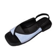 thumbnail image 2 of Viluyesy Slippers for Women High Heel Non-Slip Open Toe Womens Graceful Footwear Light Blue Size 37, 2 of 10