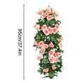 thumbnail image 3 of AuroraX Rose Flower Garland for Hanging Decoration,Christmas,Artificial Halloween Floral Garland,3.1 Ft Thanksgiving Vines,for Wedding,Birthday,Festival Decor, 3 of 6