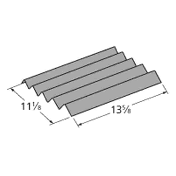 Universal Gas Barbecue Grill Heat Shield Porcelain Steel Heat Plate