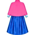 thumbnail image 3 of Anna Princess Dress For Girls Cosplay Dress up Birthday Christmas Outfits, 3 of 7