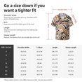 thumbnail image 5 of Fotbe Watercolor Zebra Camisa Estampada de Manga Corta para Hombre, Casual de Verano, Estilo Playero, Sin Arrugas-4X-Large, 5 of 5