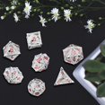 thumbnail image 4 of kusrkot 7 Pieces Polyhedral Party Favors Party Supply Metal Role Playing for Role Light, 4 of 9