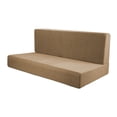 thumbnail image 2 of jiaping 4 Pieces Cushion Covers, RV Seat Covers, Easy Fitted Soft Dinette Cushion brown, 2 of 8