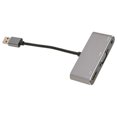 thumbnail image 3 of USB3.0 à HD Adaptateur d'Interface Multimédia, Lecteur Gratuit 2 In1 Convertisseur Argent Gris 5Gbps Transfert USB Écran Partagé pour le Bureau, 3 of 8