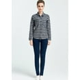 thumbnail image 7 of Camii Mia Flannel Shirts for Women Casual Long Sleeve Button Down Plaid Shirts, 7 of 7