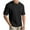 Black short sleeve t-shirts for men, variant on Short Sleeve Shirts for Men Casual Solid Color Crewneck T-shirts Textured Plain Shirts Comfy Summer Going Out Tops Men's Basic Tees Blue,Size S