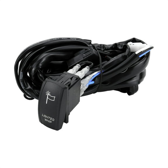 Furulu 160W Lighted Whip Wiring Harness Kit For UTV ATV Polaris RZR Maverick X3 Talon