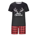 thumbnail image 1 of Birdeem Tenues Parent-Enfant de Noël, Chandail à Imprimé Mode Style Maman, Ensemble de Pyjama à Manches Courtes, Tenues de Noël pour Chien, 1 of 5