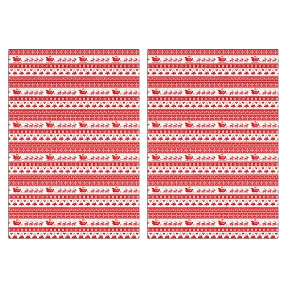 Christmas Kitchen Towels Set of 2-Tree & Plaid & Snowflakes Leaf Printed Tea Towels(18x26 inch)-Absorbent Cotton Home Decor for Christmas,Housewarming Gifts.