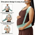 thumbnail image 5 of Unique Bargains Pregnancy Belly Band Belly Support Bands Belly Bands for Pregnant Women Maternity Belly Band with Adjustable Straps X-Large Green, 5 of 7