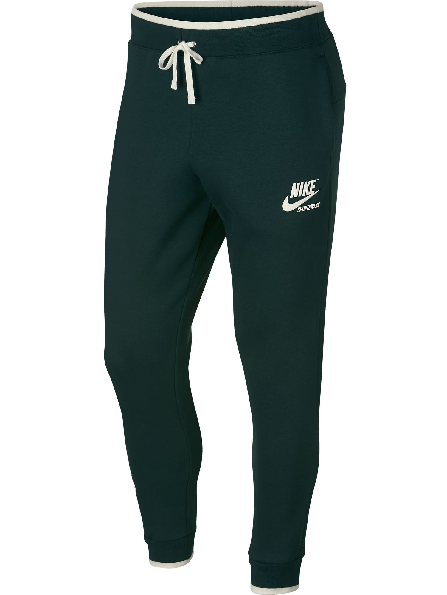 Nike Sportswear Fleece Men's Jogger Green/White 923484-332 - Walmart.com