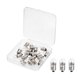 thumbnail image 1 of Uxcell 18 Pcs E10 Miniature Screw Base Light Bulbs, 24V 0.06A Mini Light Bulbs Flashlight Replacement Lamp 1.44W with Box for Home DIY Circuit Electrical Experiment, Warm Yellow Light, 1 of 7