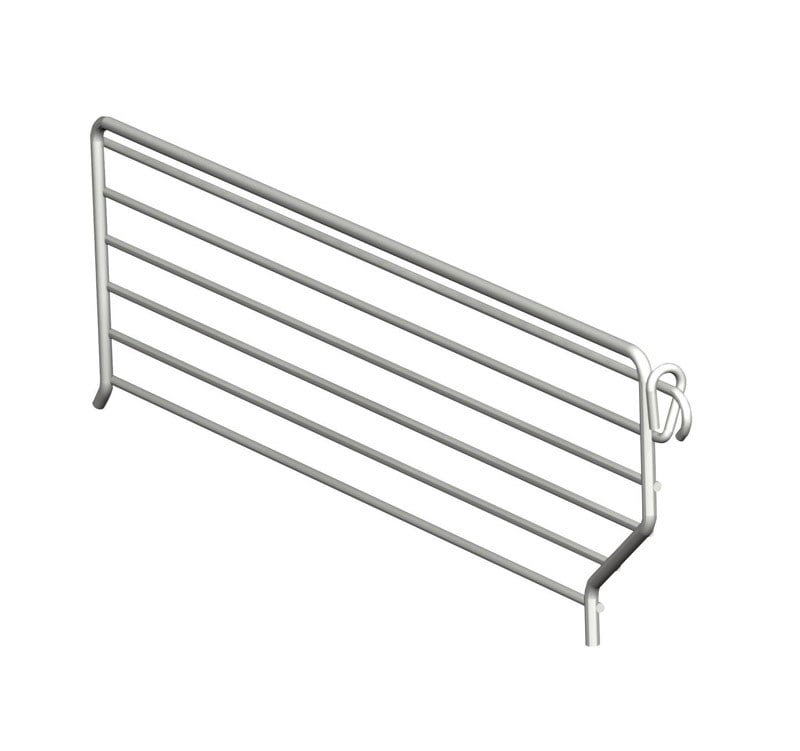 Lozier Divider 3 In. X 13 In. For Use With Lozier Shelving Silver