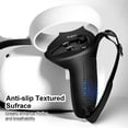 thumbnail image 3 of Design Cover for Oculus Quest 2 Controller Grips, Silicone Anti-Throw Grips Cover with Adjustable Knuckle Straps, Protector for Meta/Oculus Quest 2 Accessories, 3 of 5