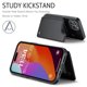 thumbnail image 5 of Funda para iPhone 15 Pro Max con tarjetero, tipo billetera para hombre y mujer con bloqueo RFID, de cuero resistente, con cierre magnético y función atril, a prueba de golpes, para iPhone 15 Pro Max, 5 of 9